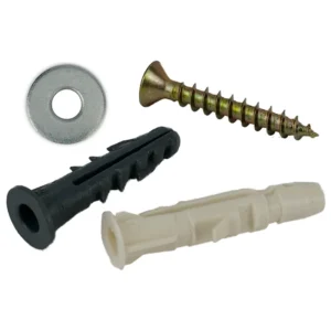 Kit de parafuso com arruela e borracha